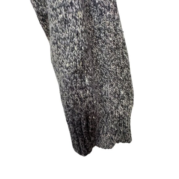 Woolrich Womens Petite Cardigan Sweater M Gray Button Closure & Patterned Design - Picture 11 of 14